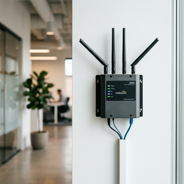 5G Industrie Router Notfall Internet